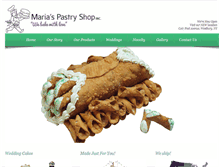 Tablet Screenshot of mariaspastryshop.com